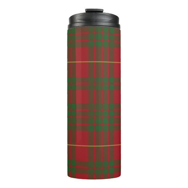 Termo Cuadro Escocés Clan MacTavish Rojo Verde (Anverso)