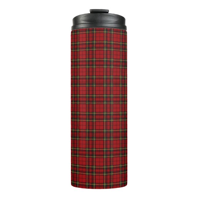 Termo Cuadro Escocés Rojo Clásico (Anverso)