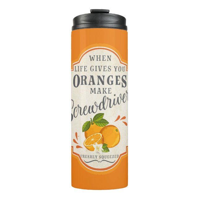 Termo Cuando la vida te da Naranjas (Anverso)