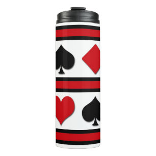 Termo Cuatro trajes de cartas