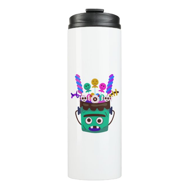 Termo Cubo Dulce de Monstruo Espeluznante  (Anverso)