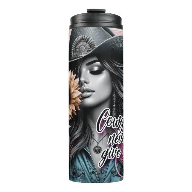 Termo Cuidada Cowgirl Occidental (Anverso)