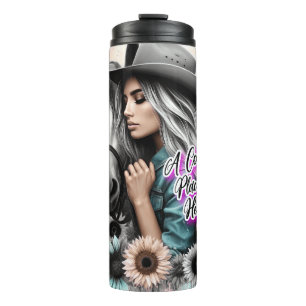 Termo Cuidada Cowgirl Occidental