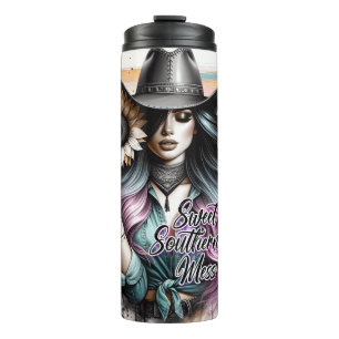 Termo Cuidada Cowgirl Occidental
