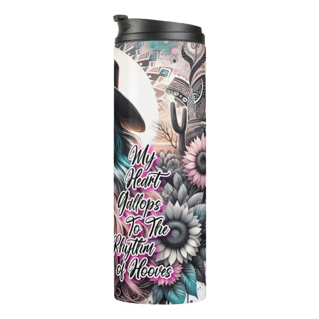 Termo Cuidada Cowgirl Occidental (Rotado hacia la derecha)