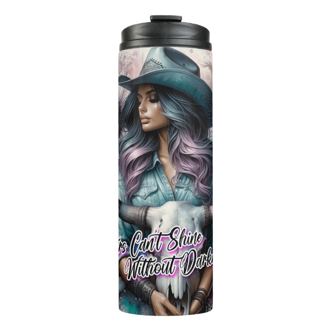 Termo Cuidada Cowgirl Occidental (Anverso)