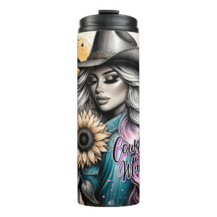 Termo Cuidada Cowgirl Occidental