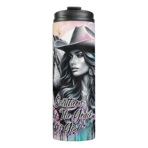 Termo Cuidada Cowgirl Occidental