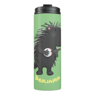 Termo Cuidada y divertida jugada del personalizado del b