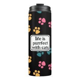 Termo Cuidada y graciosa garra negra