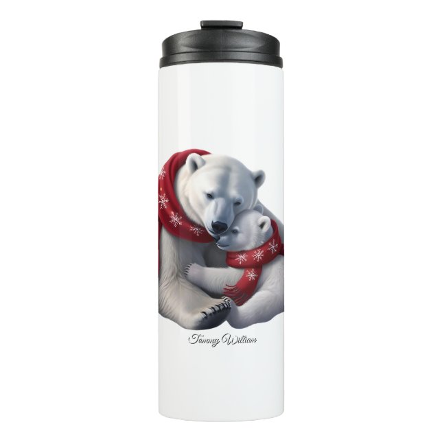 Termo Curiosa moda moderna Funny Feliz Navidad (Anverso)