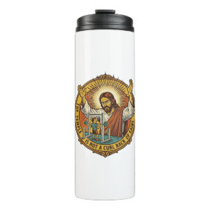 Termo Curlos de bíceps enojados de Jesús Rack de sentadi