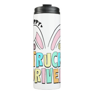 Termo Curte Easter Hoppy Conductor De Camiones Bunny Ear