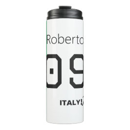 Termo Custom Italy Soccer Fan Jersey Style National