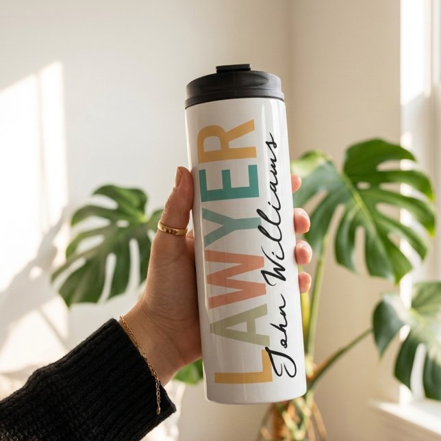 Termo Custom Lawyer Graduation Gift for Law Students (Custom Lawyer Graduation Gift for Coworkers, Custom Lawyer Graduation Tumbler Gift for Professionals)