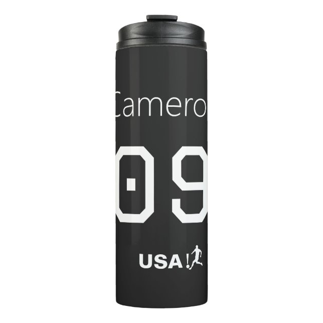 Termo Custom Monochromatic National Team Supporter Name  (Anverso)
