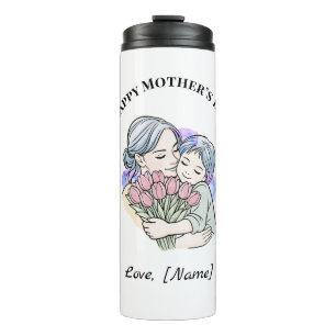 Termo Custom Mother’s Day Mom and Child Thermal Tumbler