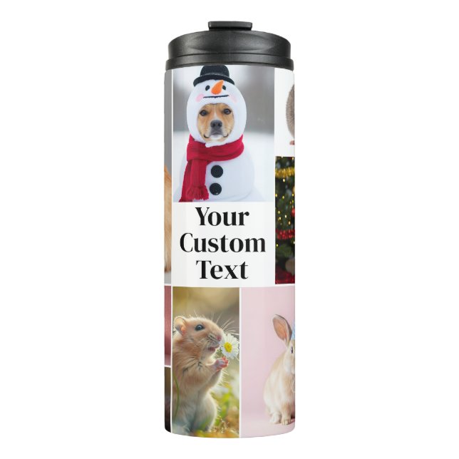 Termo Custom Pet Photo Tumbler | Add Photos & Text (Anverso)