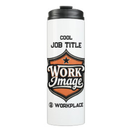 Termo Custom Photo Personalized Job Title & Workplace 