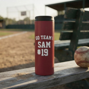Termo Custom Sports Team Name Number Personalized