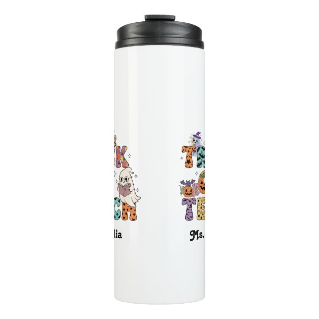Termo Custom Teacher Tumble, Custom Teacher Gift, Hallow (Anverso)