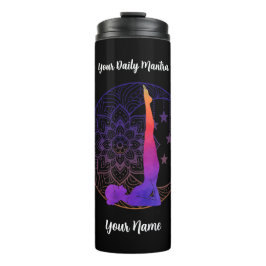 Termo Custom Thermal Tumbler with Name & Mantra