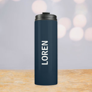 Termo Customized blu Thermal Bottle, school gifts