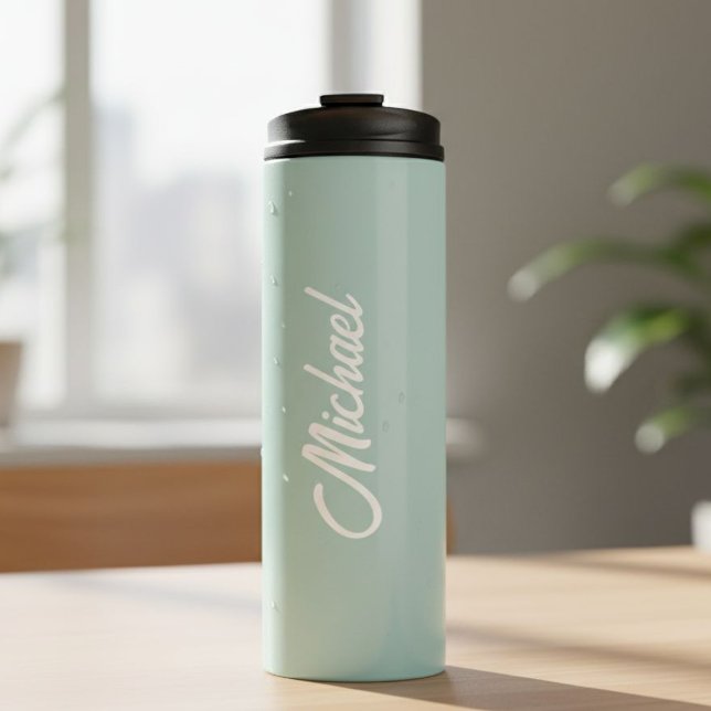 Termo Customized thermal bottle | Water bottle with name (Subido por el creador)