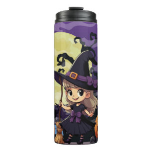 Termo Cute Anime Halloween Witch