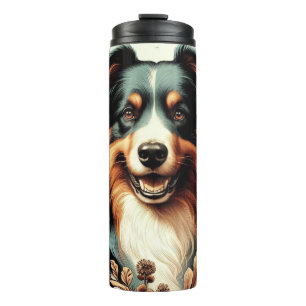Termo Cute Australian Shepherd Painting
