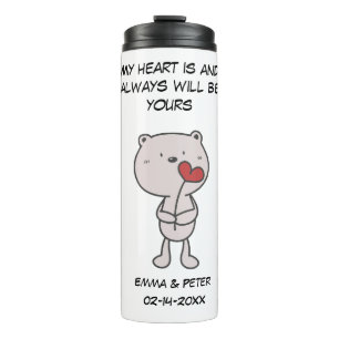 Termo Cute Bear with Hearts Valentine’s Day