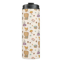 Cute Book Aovers Woodland Bear Pattern