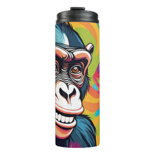 Termo Cute Crazy Funny Chimpanzee