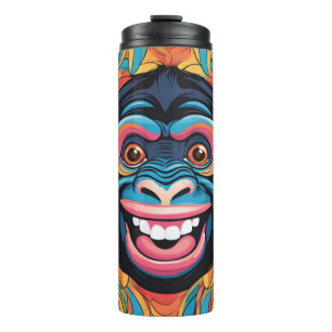 Termo Cute Crazy Funny Chimpanzee
