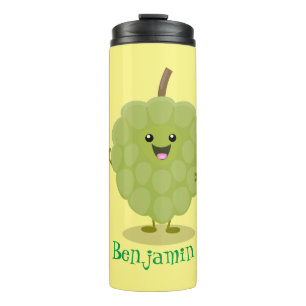 Termo Cute crema crema de manzana cherimoya personalizad