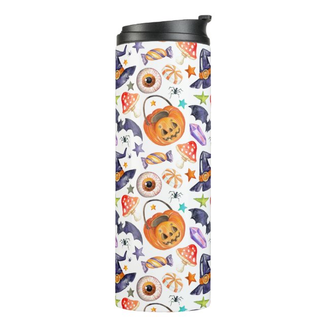 Termo Cute Halloween ilustracion Wraping Paper Bath (Rotado hacia la izquierda)