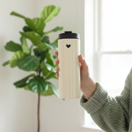 Termo Cute Heart Thermal Tumbler Gift for Friends or Mom