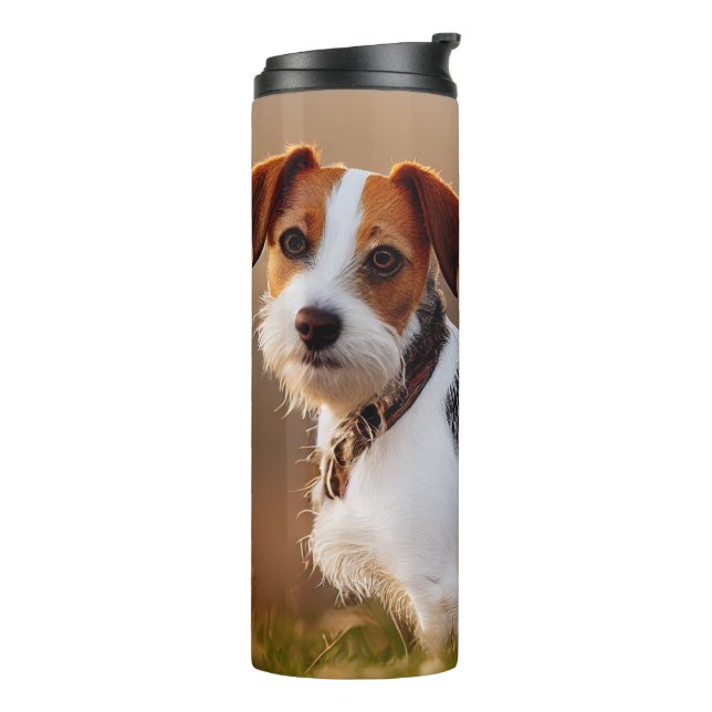 Termo Cute Jack Russel Terrier Dog Photography (Rotado hacia la izquierda)