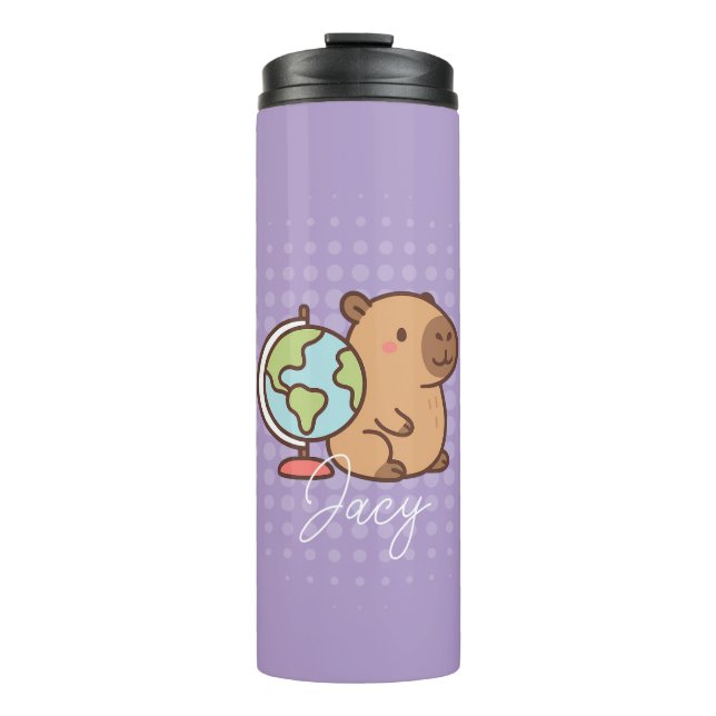 Termo Cute Kids Capybara School (Anverso)