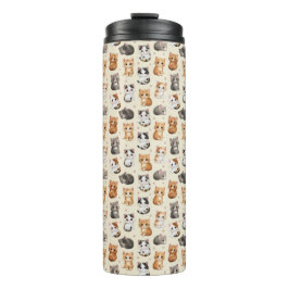 Termo Cute Kittens Pattern – Adorable Cat Illustration 