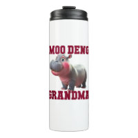 Cute MOO DENG GRANDMA Bebé Hippo Granny TeachCu