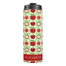 Cute Personalizado Patrón de Manzana a Cuadros