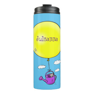 Termo Cute ratón en la lata de riego con personalizado d