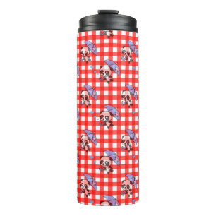 Termo Cute Red Gingham Check