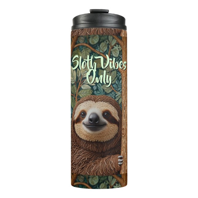 Termo Cute retro boho Sloth Hang in there (Anverso)