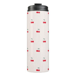 Termo Cute Retro Cherry Pattern Sweetheart Glaze