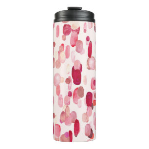 Termo Cute Rosa Red Spots Seamless