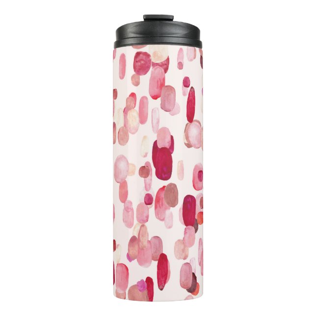 Termo Cute Rosa Red Spots Seamless (Anverso)