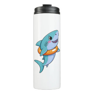 Termo Cute Shark Baby Con Flotador Niños