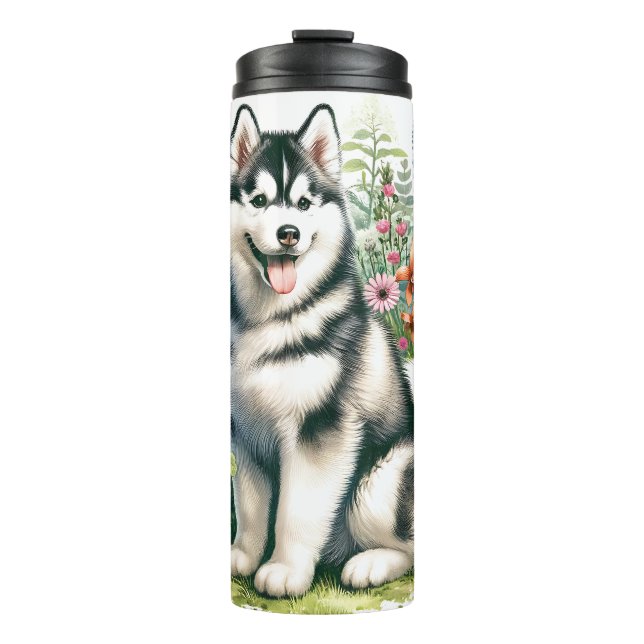 Termo Cute Siberian Husky (Anverso)